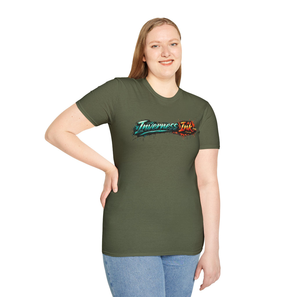 Electric Discus Fish T-Shirt - King of the Aquarium Lightning Art