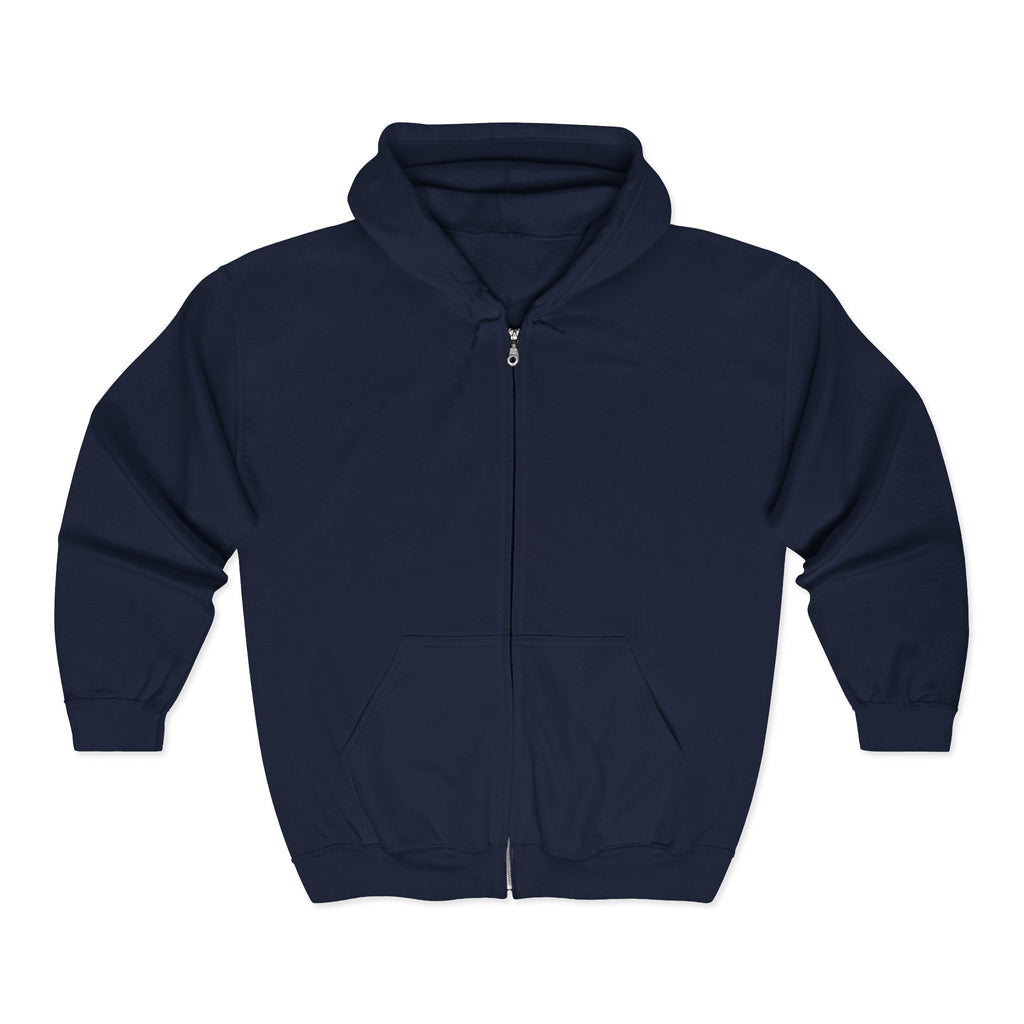 Acara Electric Blue Fish Zip Hoodie - Aquarium Fishing Graphic Jacket