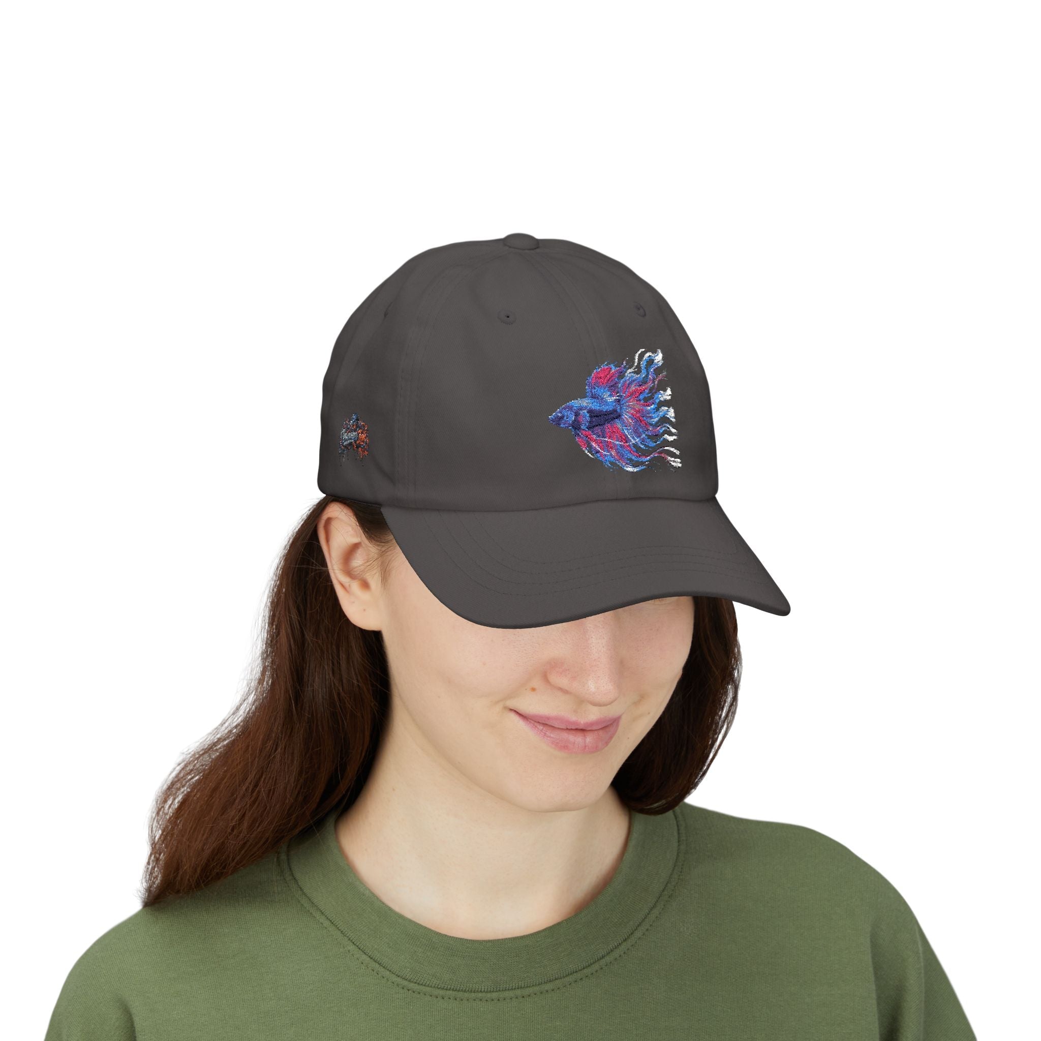 Electric Paint Betta Baseball Cap