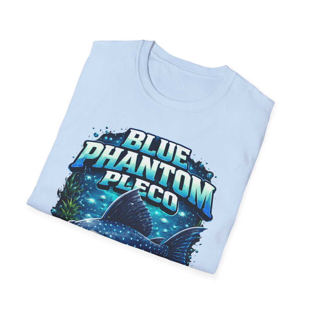 Blue Phantom Pleco T-Shirt — Graphic Aquarium Fish Tee
