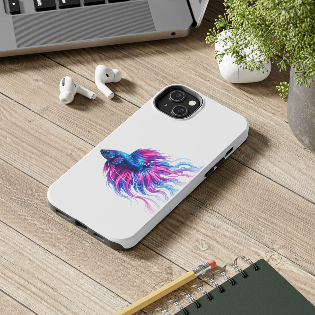 Electric Paint Betta Tough Phone Case