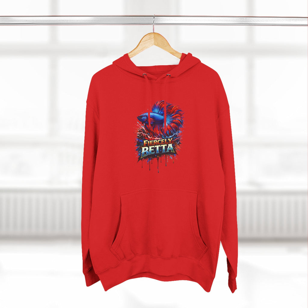 Fiercely Betta – Premium "Neon Flare" 3-End Fleece Hoodie