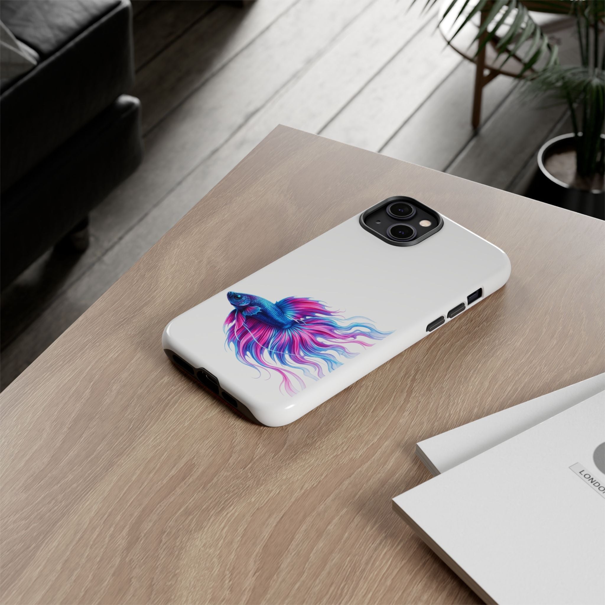 Electric Paint Betta Tough Phone Case