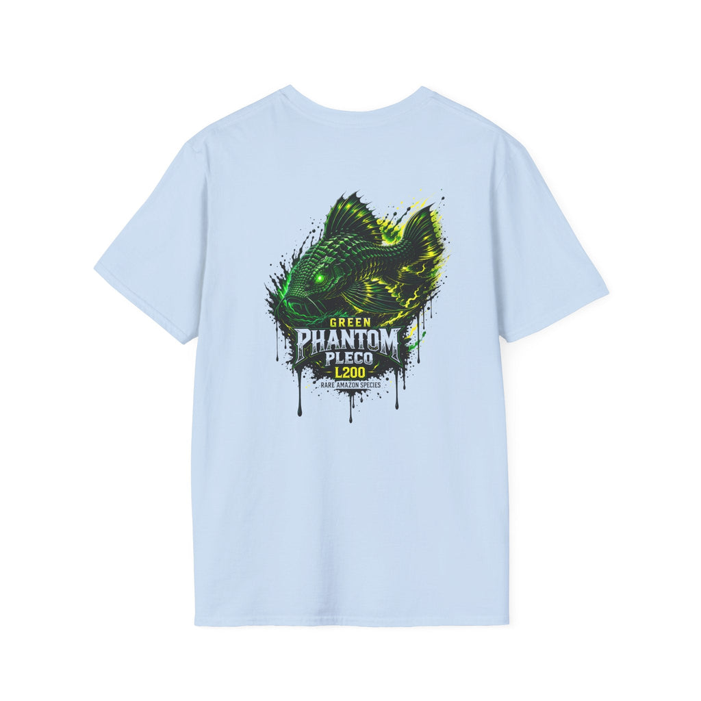 Green Phantom Pleco Tee — Graphic Fish Aquarium Shirt