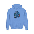 Youth Hoodie — Colorful Discus Fish Graphic Pullover