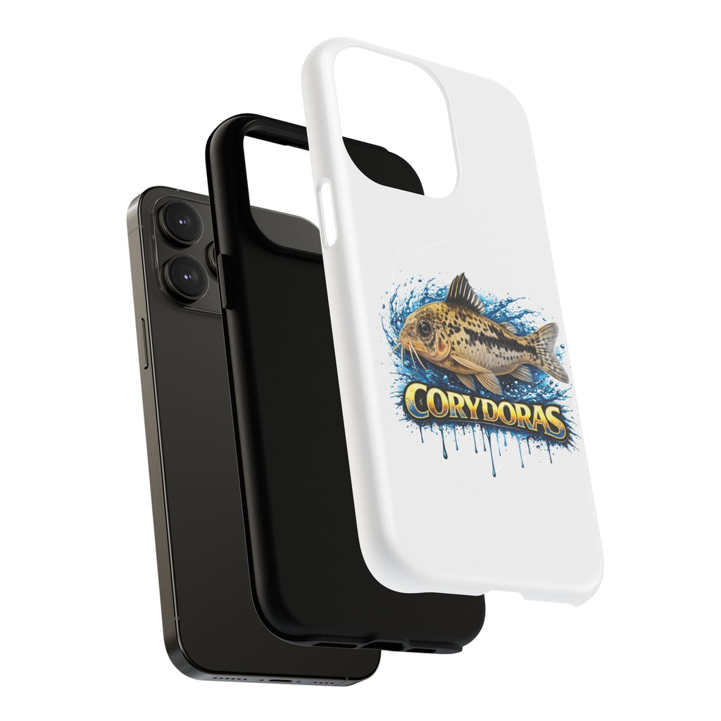 Corydoras Tough Magnetic Phone Case — Protective Fish Aquarium Design