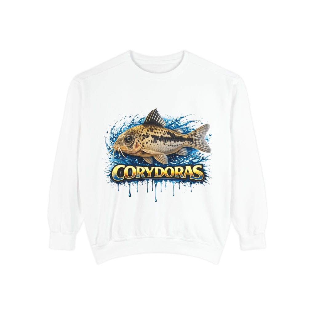 Corydoras Fish Sweatshirt — Aquatic Aquarium Catfish Graphic Crewneck