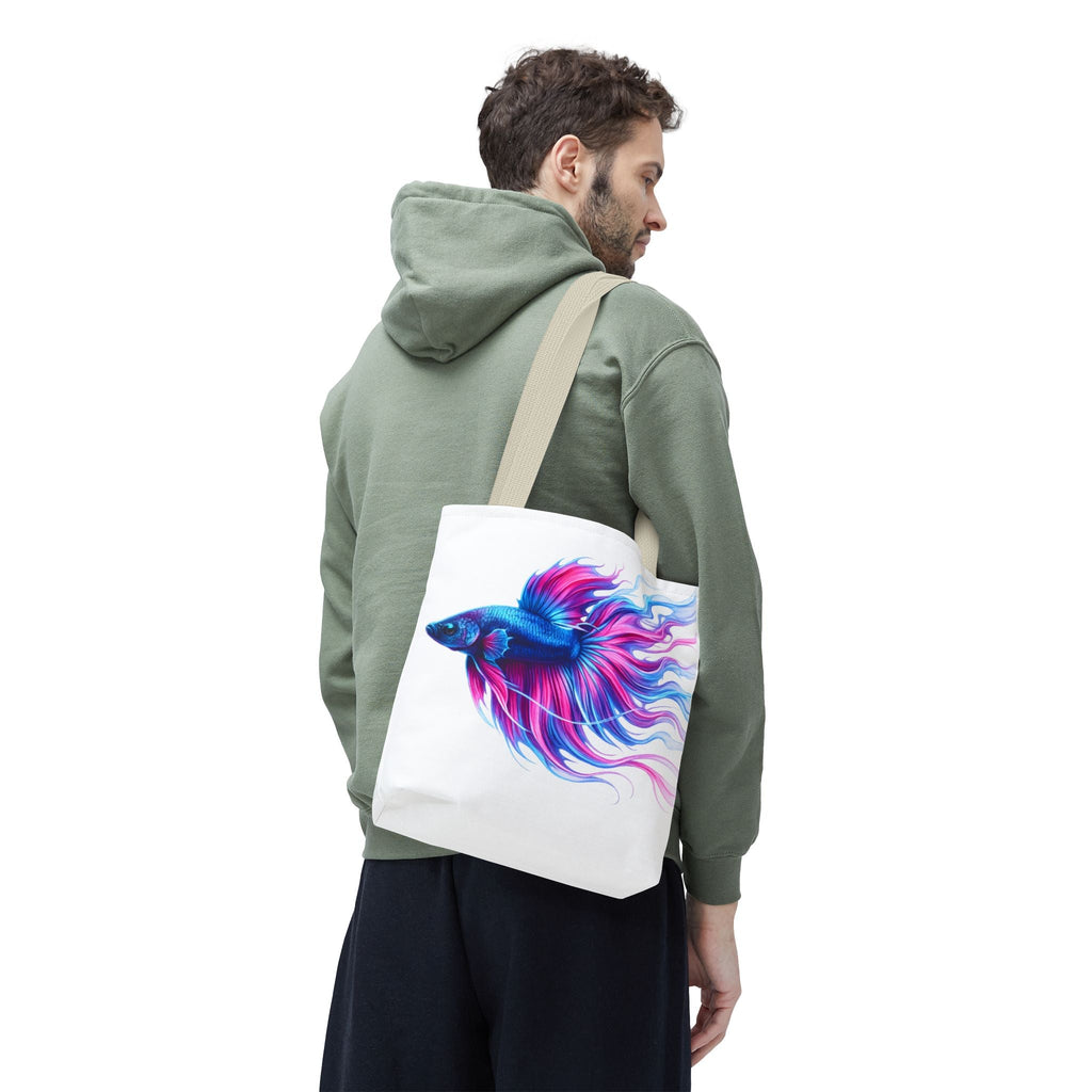 Electric Paint Betta Tote Bag