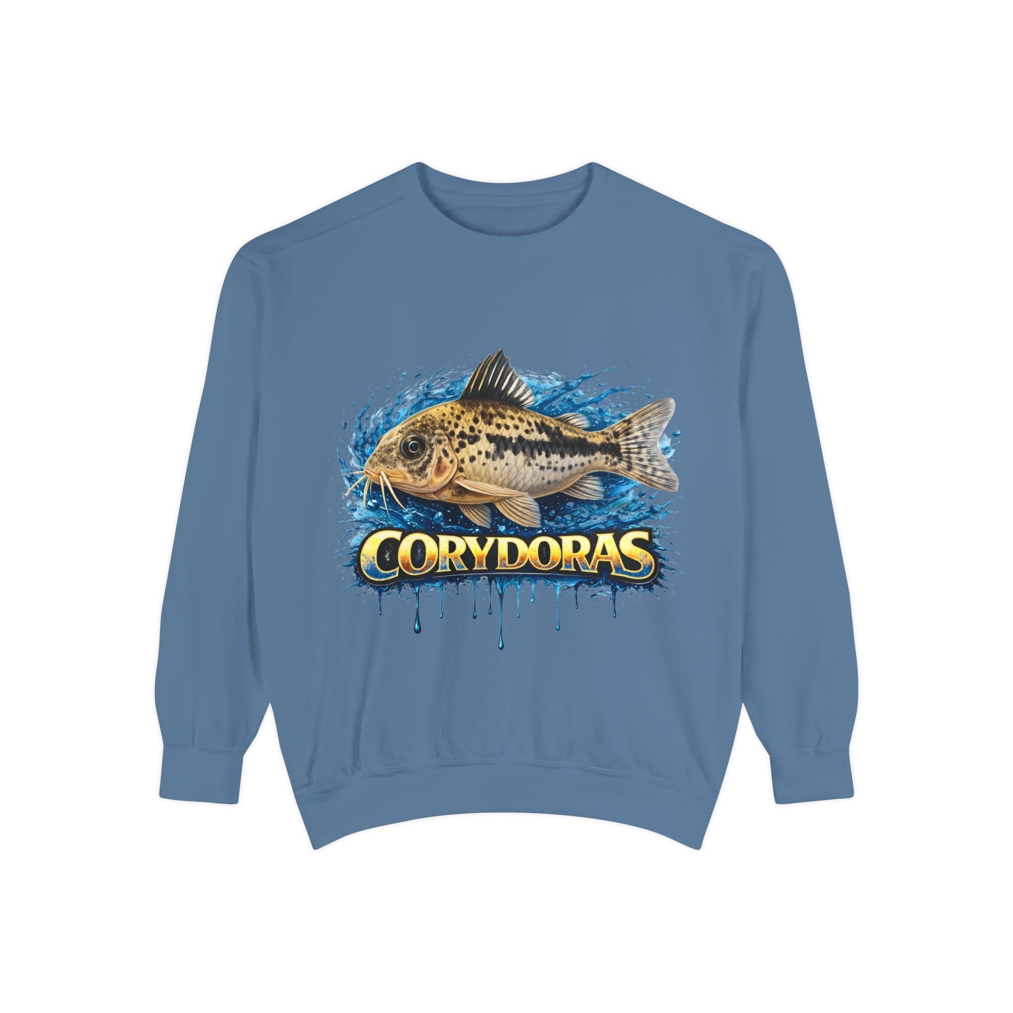 Corydoras Fish Sweatshirt — Aquatic Aquarium Catfish Graphic Crewneck
