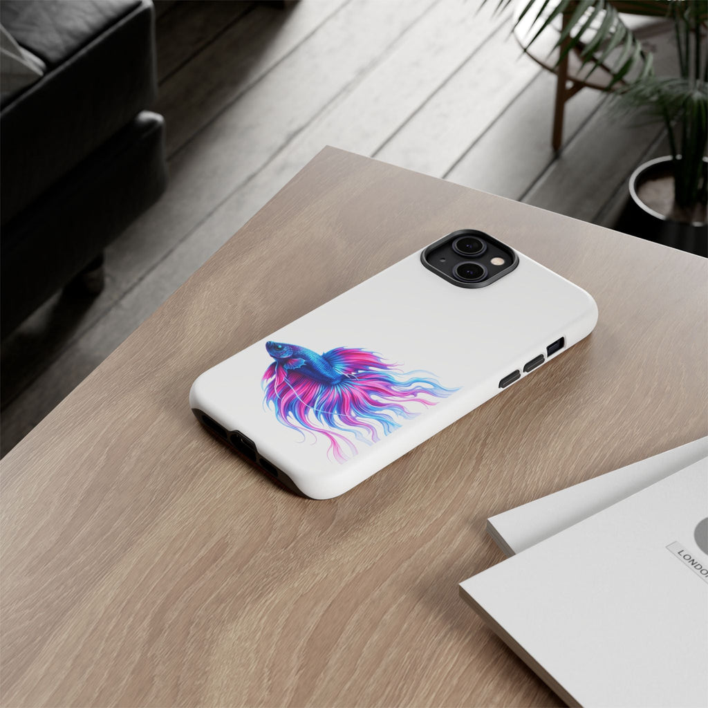 Electric Paint Betta Tough Phone Case