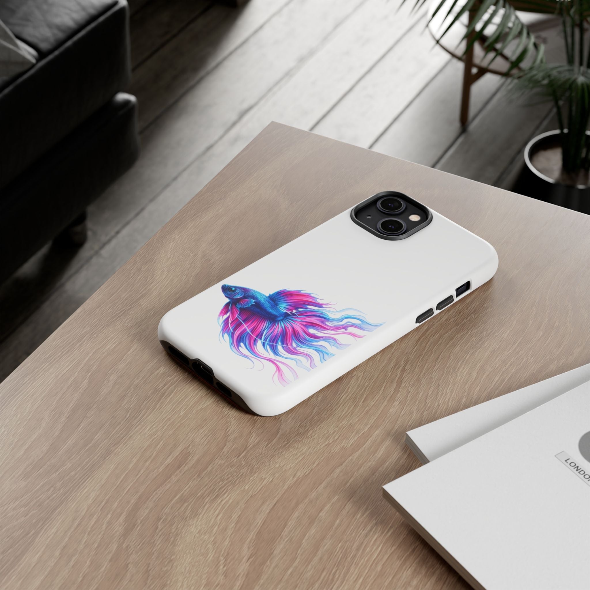 Electric Paint Betta Tough Phone Case