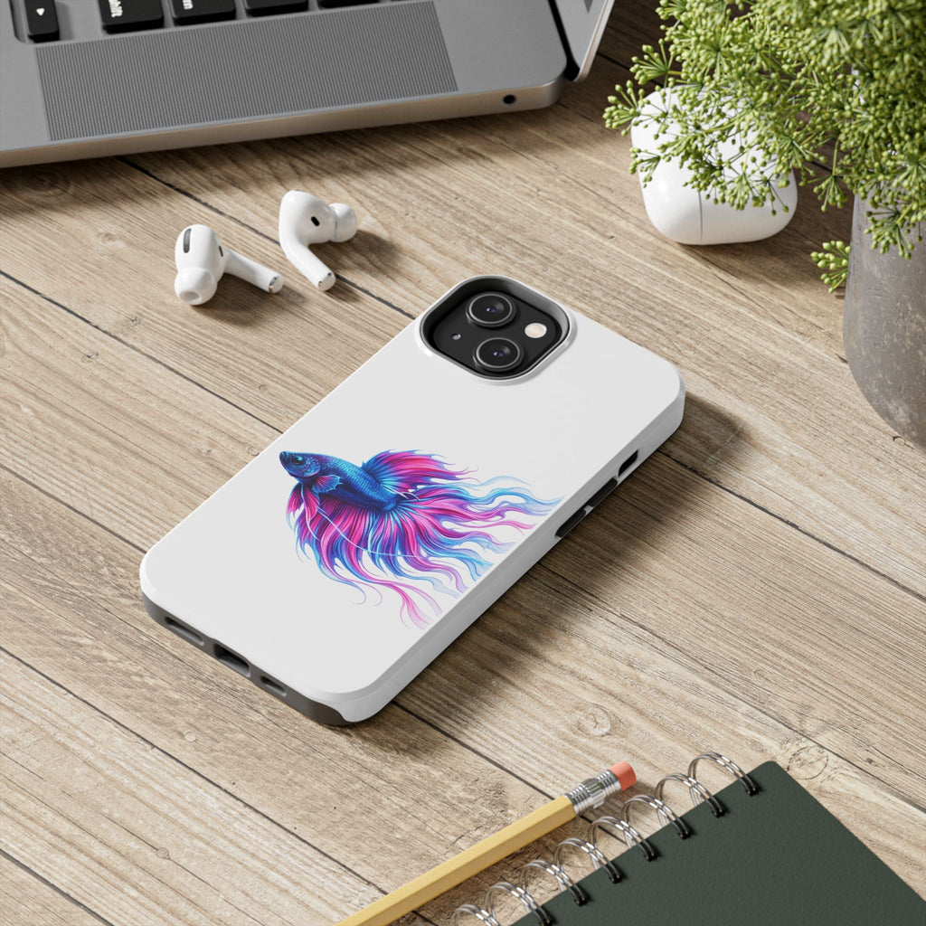Electric Paint Betta Tough Phone Case