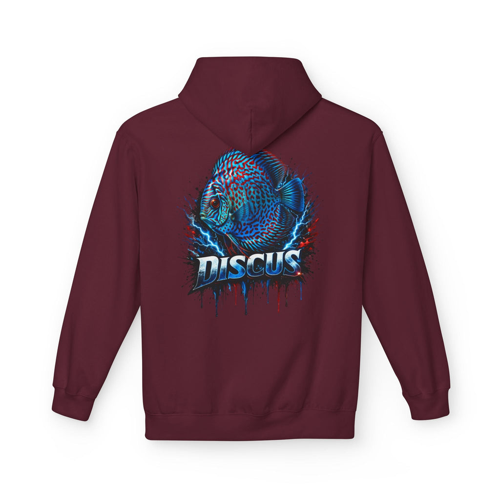 Discus Fish Hoodie — Vibrant Aquarium Graphic Pullover