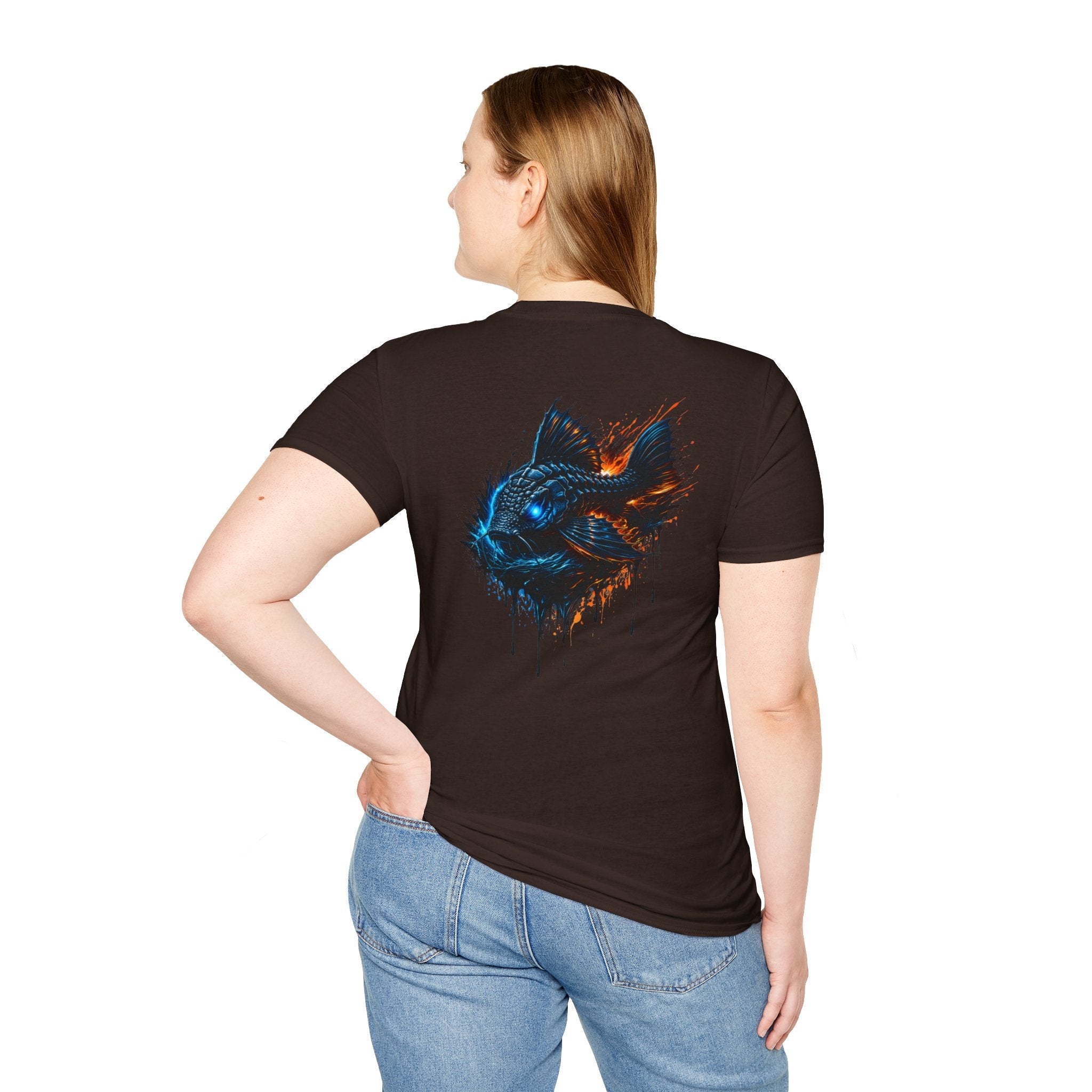 L-185 Xingu Spiny Monster Pleco — Premium Graphic T-Shirt