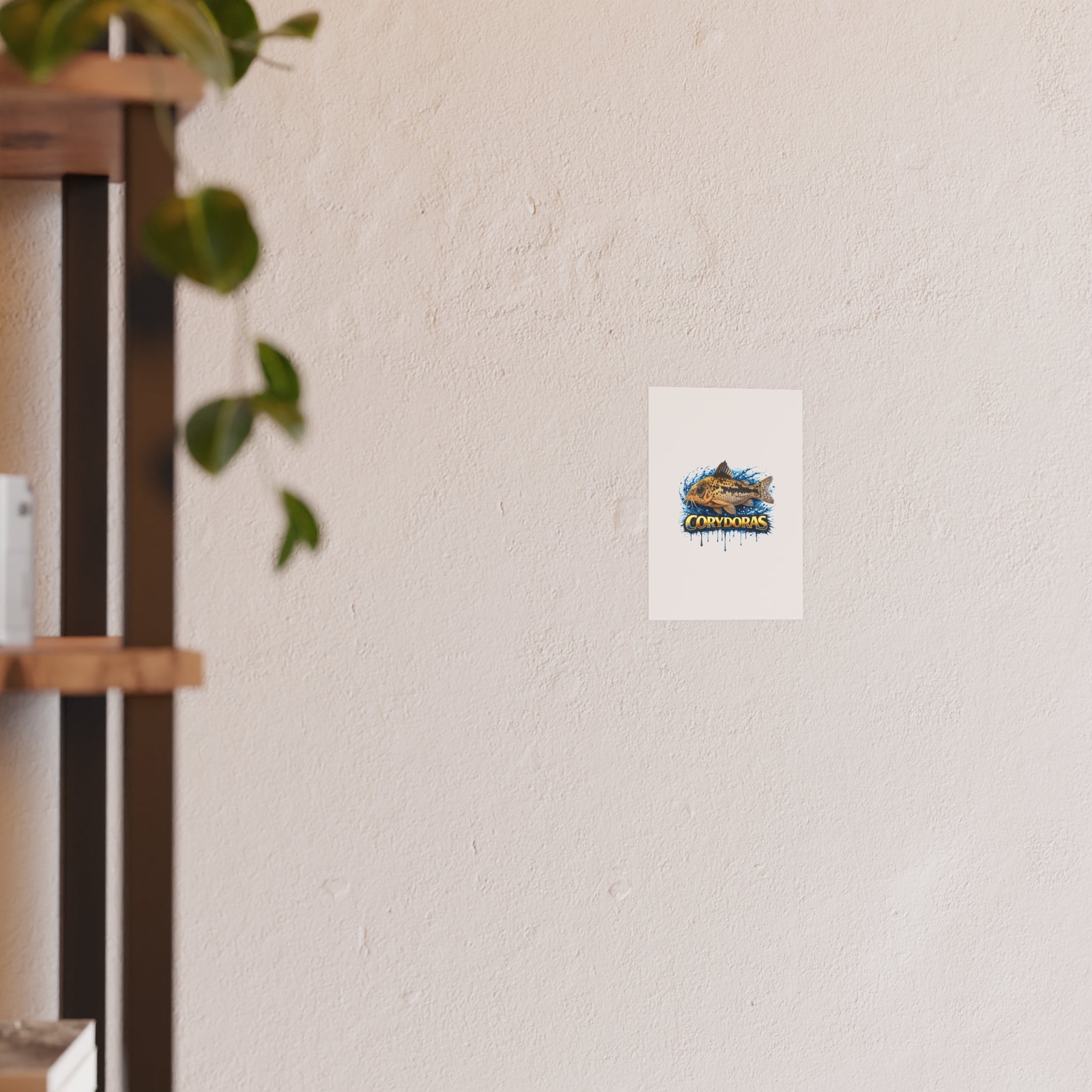 Corydoras Fish Poster — Decorative Aquarium Art Print (Satin/Matte)