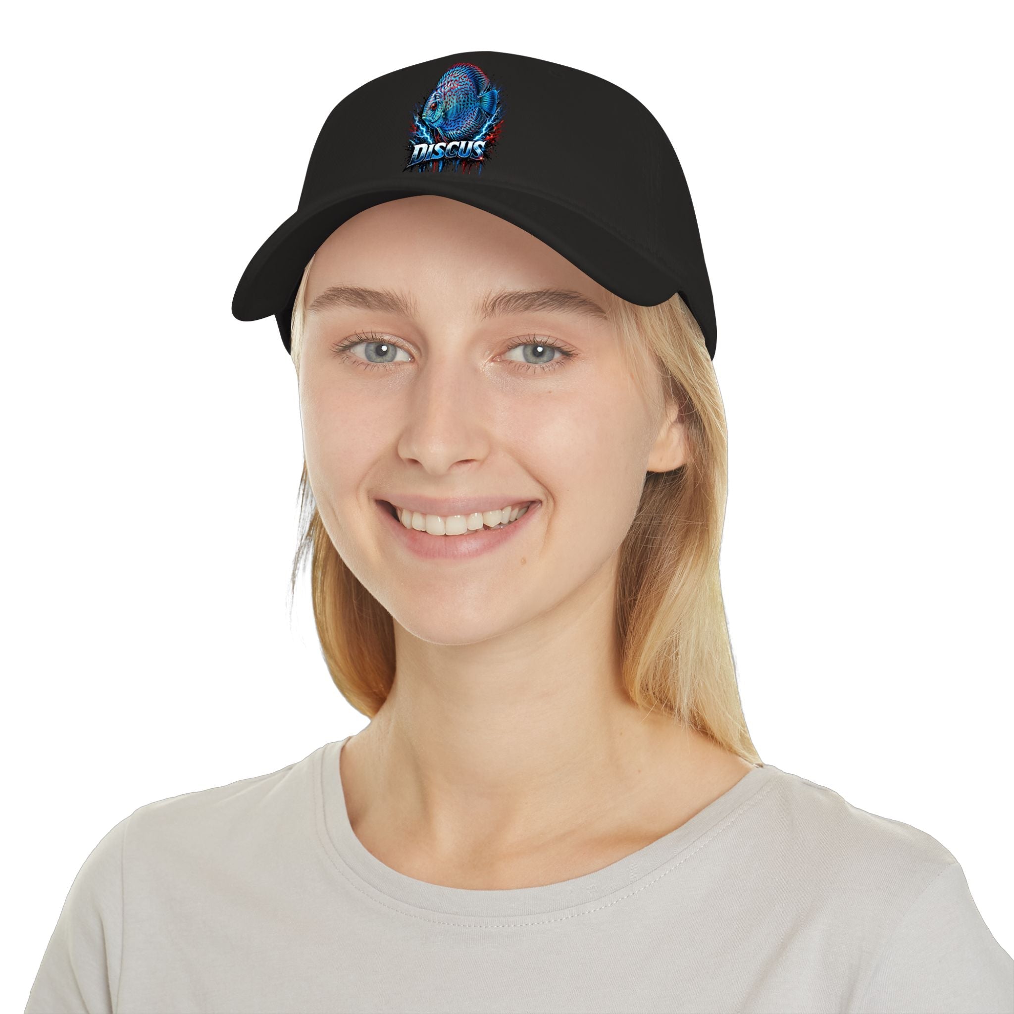 Discus Fish Low Profile Baseball Cap – Aquatic Hat