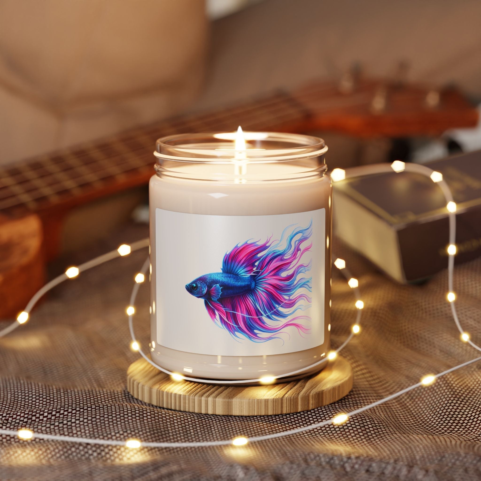 Electric Paint Betta Soy Candle
