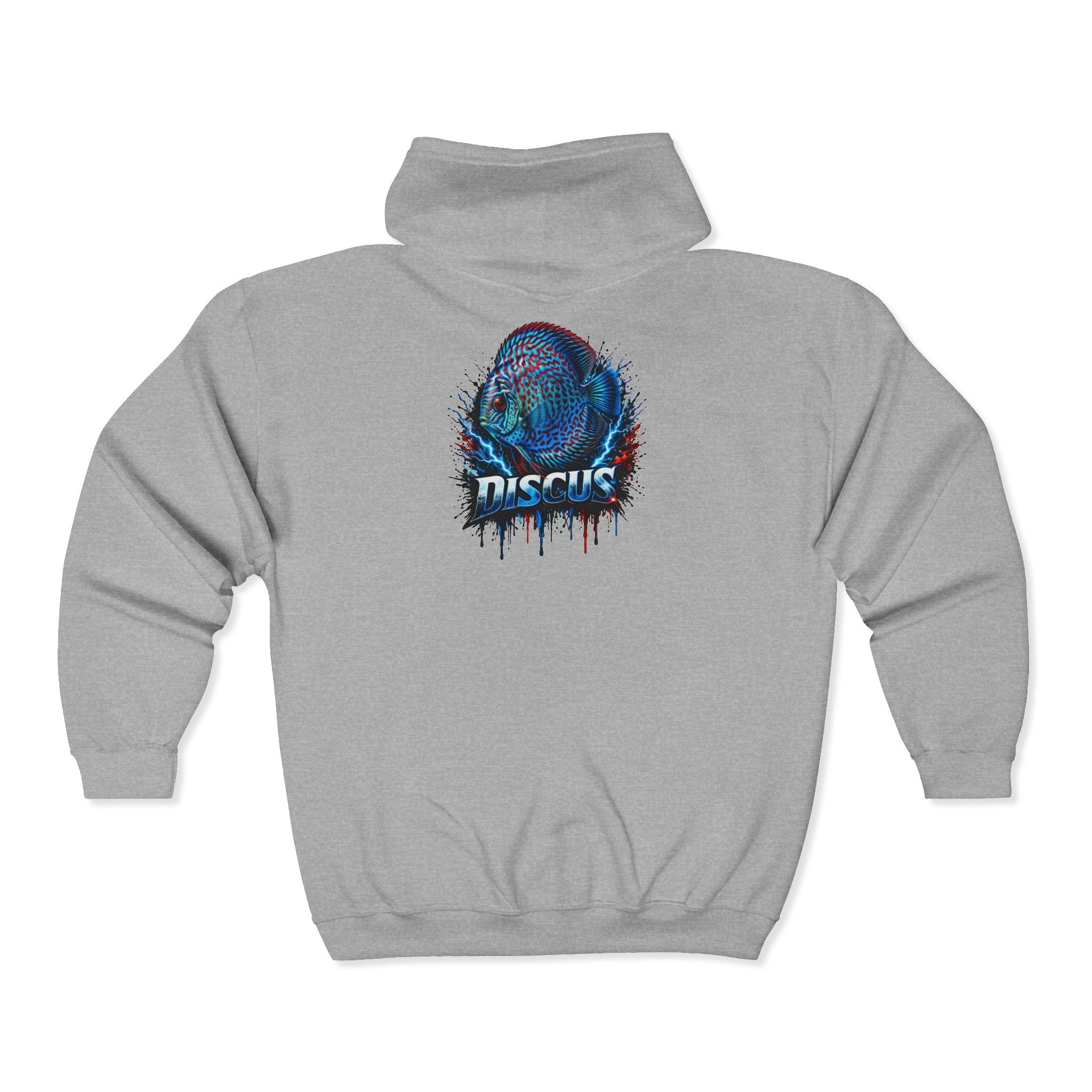 Electric Discus – Premium Full-Zip "Lightning" Hoodie